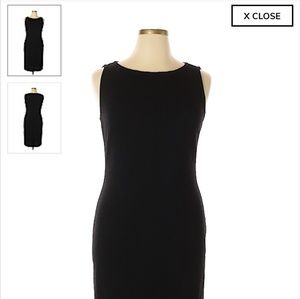 St John crew neck sheath dress